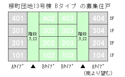 柳町13号B募集住戸