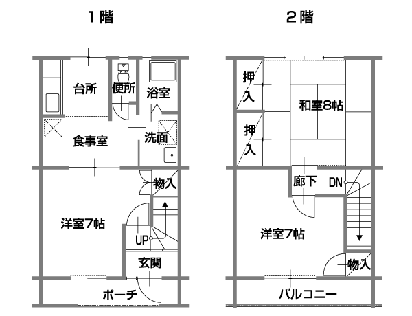 JK7南穂高間取図