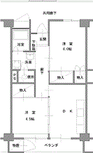 JK5砥川B棟間取図