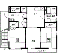 JK11若槻台間取図